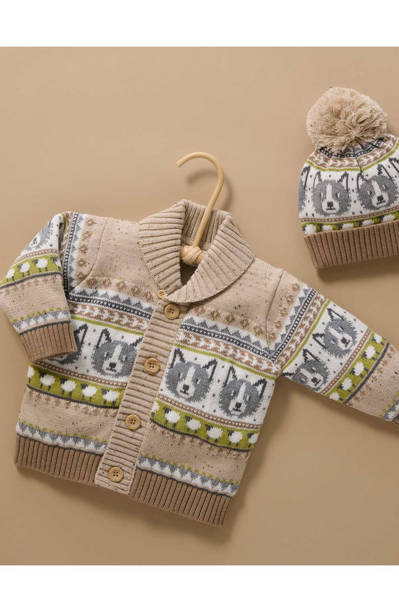 Purebaby Sheep Dog Beanie, Alternate, color, Sheep Dog Fairisle