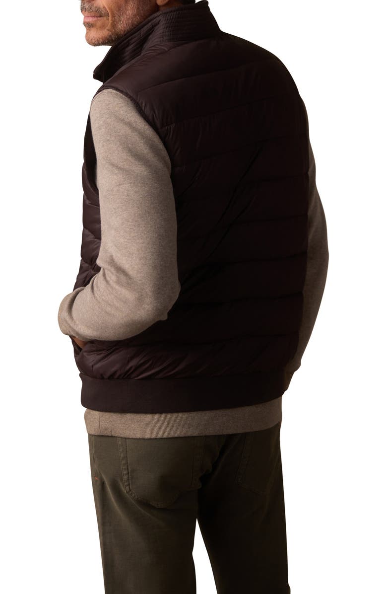 The Normal Brand Sportivo Nylon Puffer Vest, Alternate, color, Dark Brown