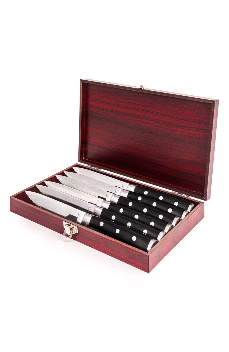 BergHOFF Classico 7-Piece Steak Knife Set, Alternate, color, Silver