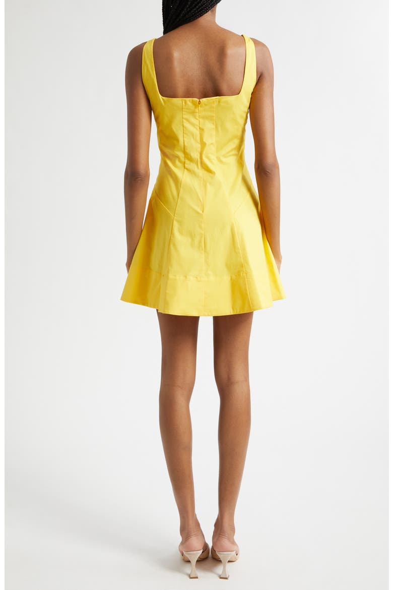 Willow Sleeveless Minidress, Alternate, color, SUNSHINE