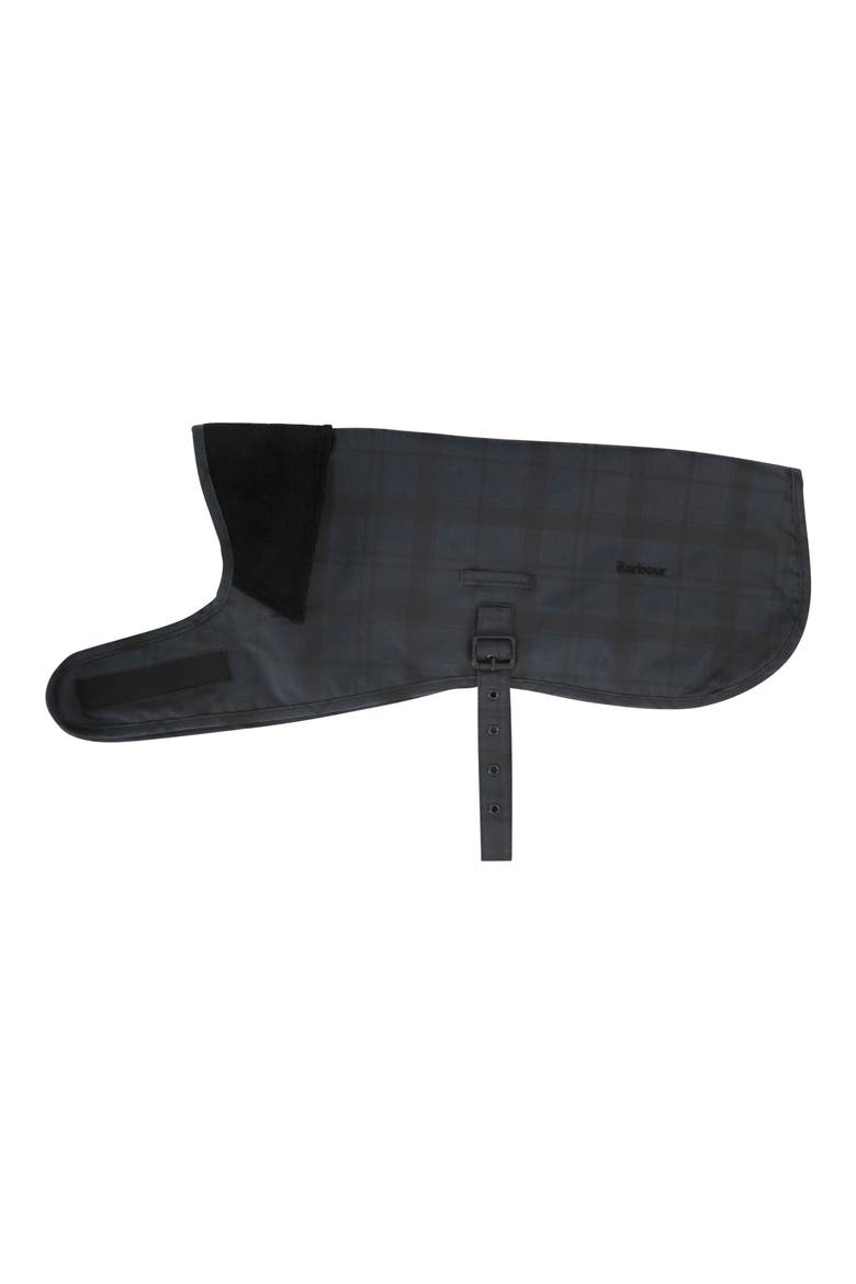 Ambleside Wax Dog Coat, Alternate, color, NAVY TARTAN