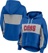 FANATICS Women's Fanatics Branded Royal Chicago Cubs Filled Stat Sheet Pullover Hoodie