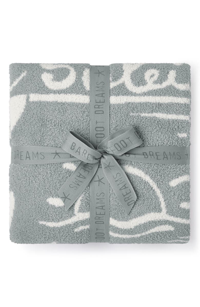 Barefoot Dreams<sup>®</sup> Le Soleil CozyChic<sup>®</sup> Throw Blanket, Alternate, color, Moonwater Multi