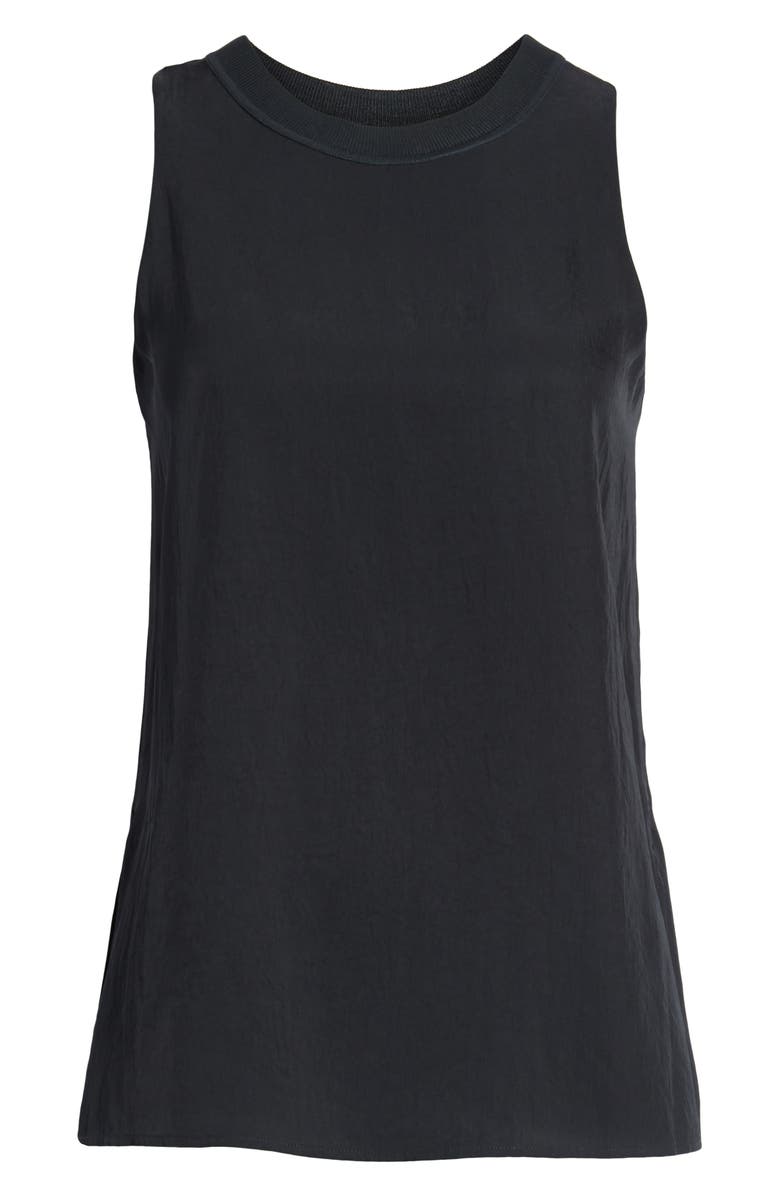 Vince Crew Neck Tank Top, Alternate, color, Black