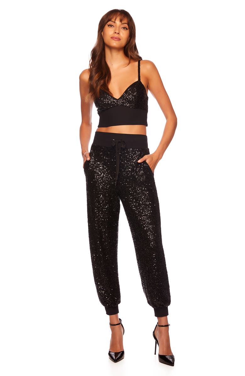 Susana Monaco Sequin Joggers, Alternate, color, 