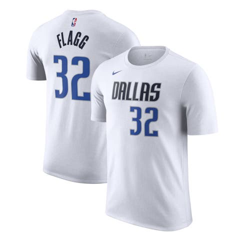 Men's Nike Cooper Flagg White Dallas Mavericks 2025 NBA Draft First Round Pick Association Edition Name & Number T-Shirt