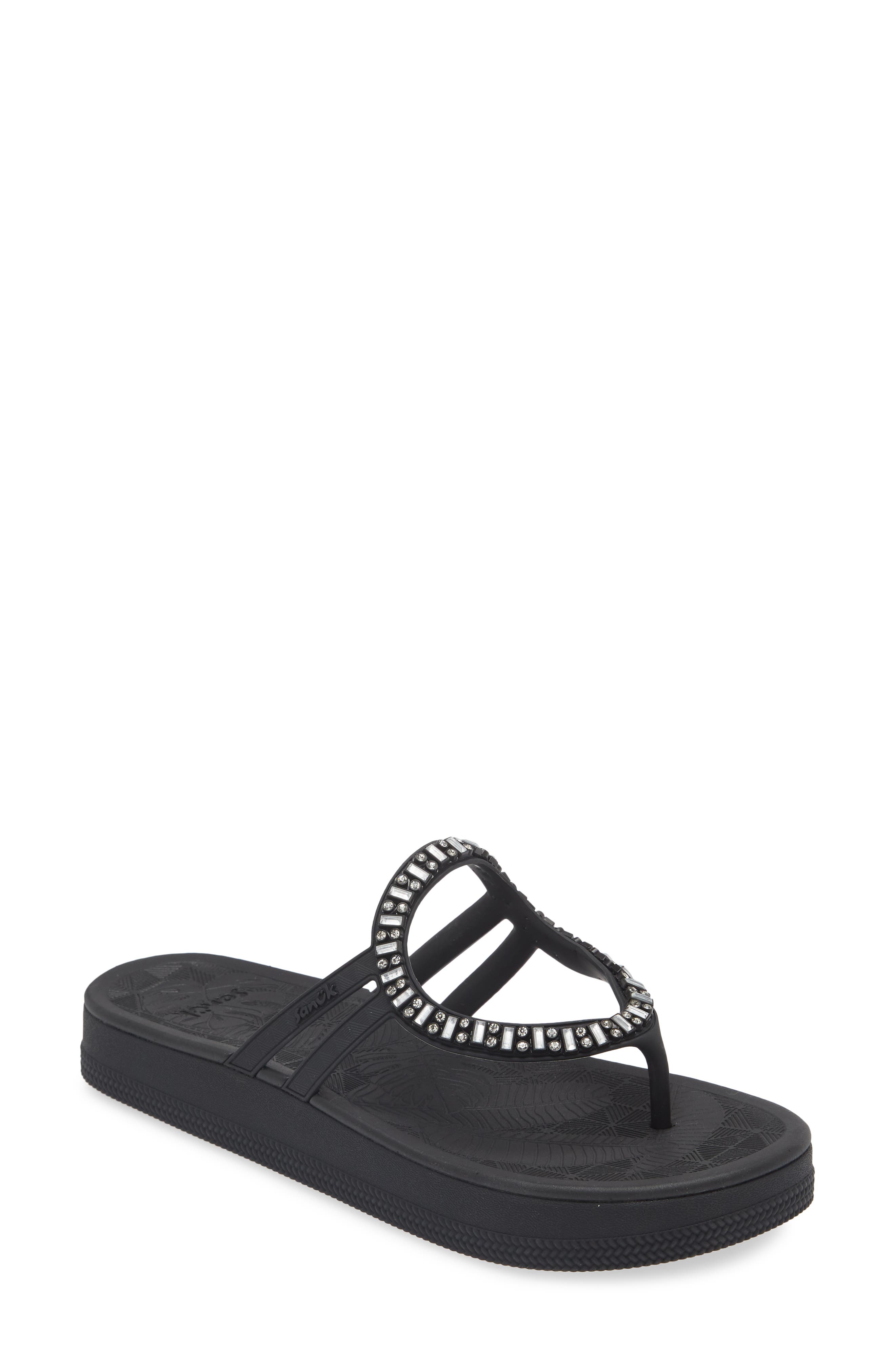 Sanuk Sunshine Crystal Platform Sandal, Main, color, 