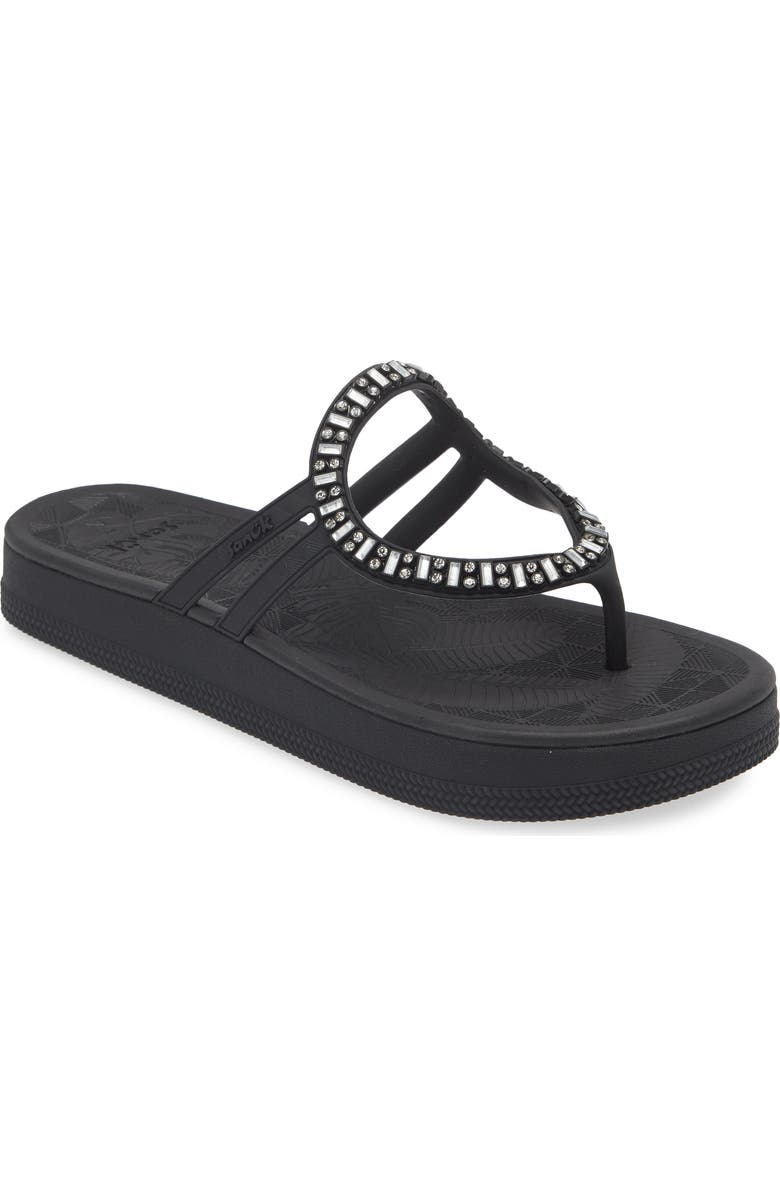 Sanuk Sunshine Crystal Platform Sandal, Main, color,