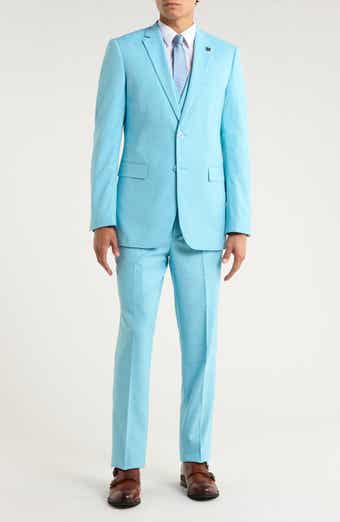 Aqua Mélange 3-Piece Suit