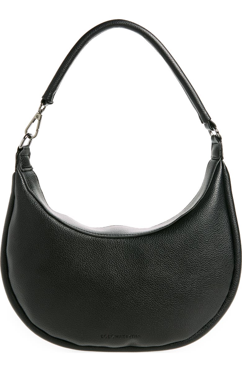 BCBG Convertible Faux Leather Shoulder Bag, Alternate, color, Black