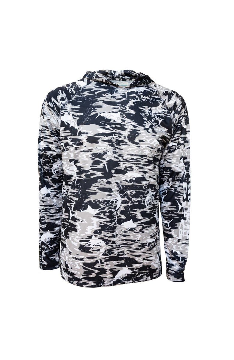 Columbia Men's Columbia Navy Dallas Cowboys Camo Super Terminal Tackle Pullover Hoodie, Alternate, color, Navy