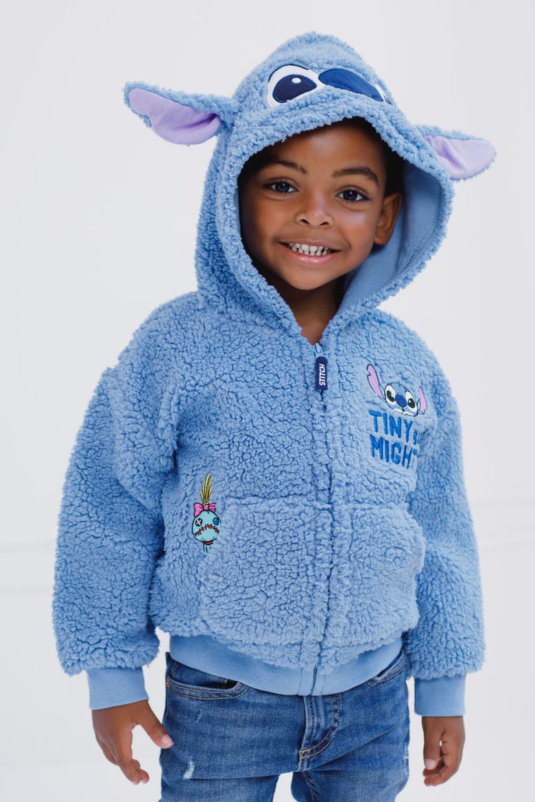 Faux Shearling Hoodie, Alternate, color, Monsters Inc. Blue