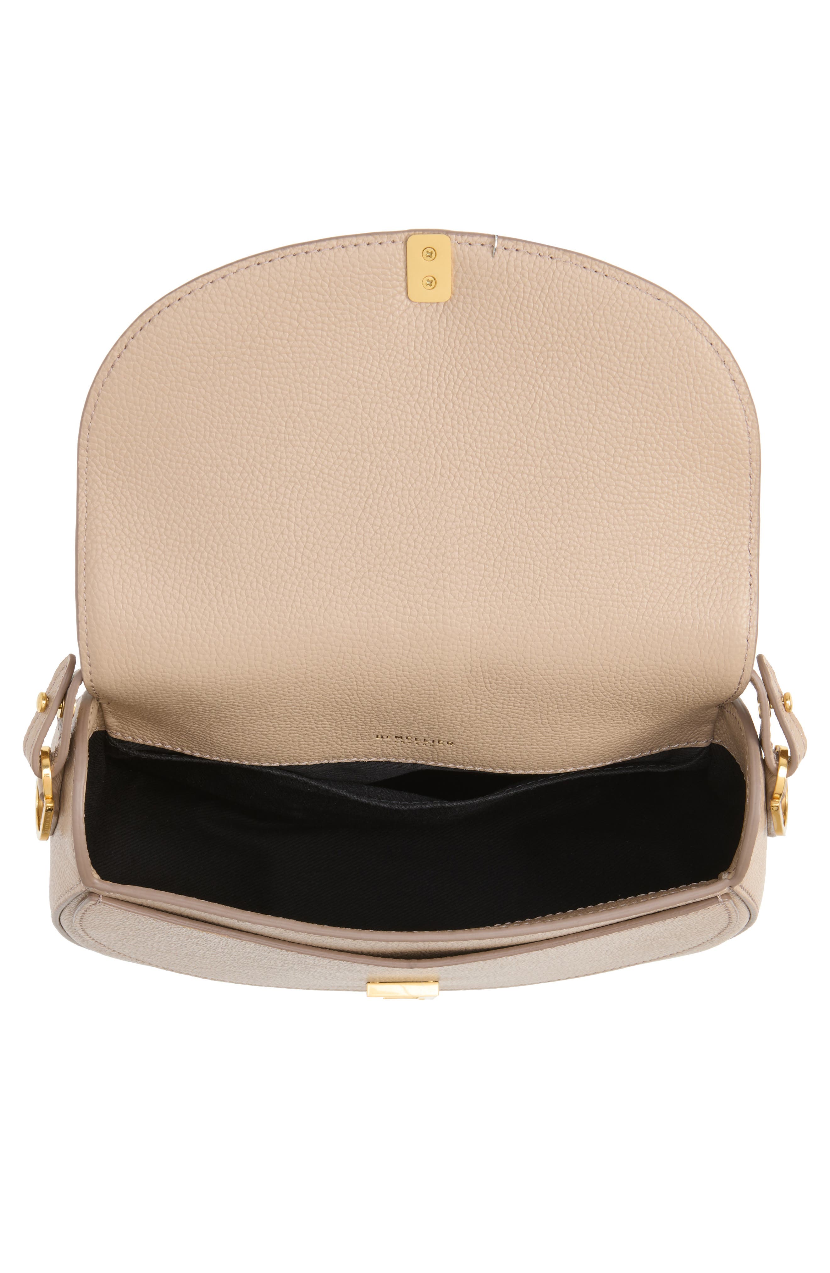Siena Leather Saddle Crossbody Bag, Alternate, color, LIGHT TAUPE