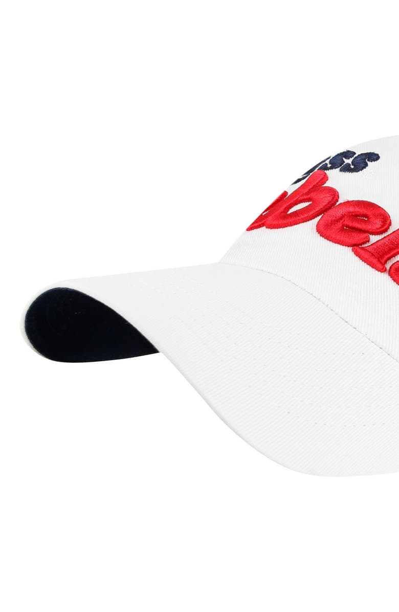 '47 Women's '47 White Ole Miss Rebels Pensacola Clean Up Adjustable Hat, Alternate, color, 