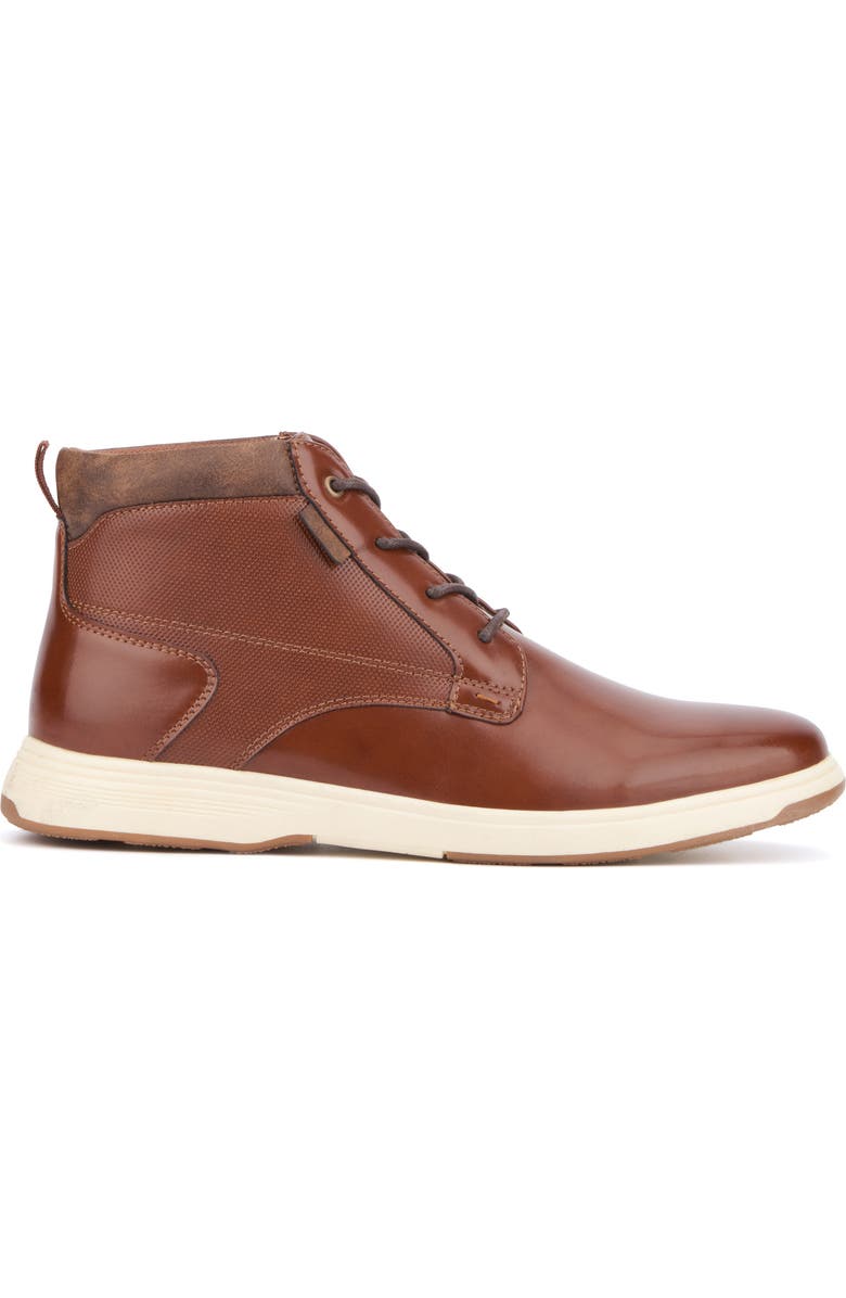 NEW YORK AND COMPANY Darren High Top Sneaker, Alternate, color, Cognac