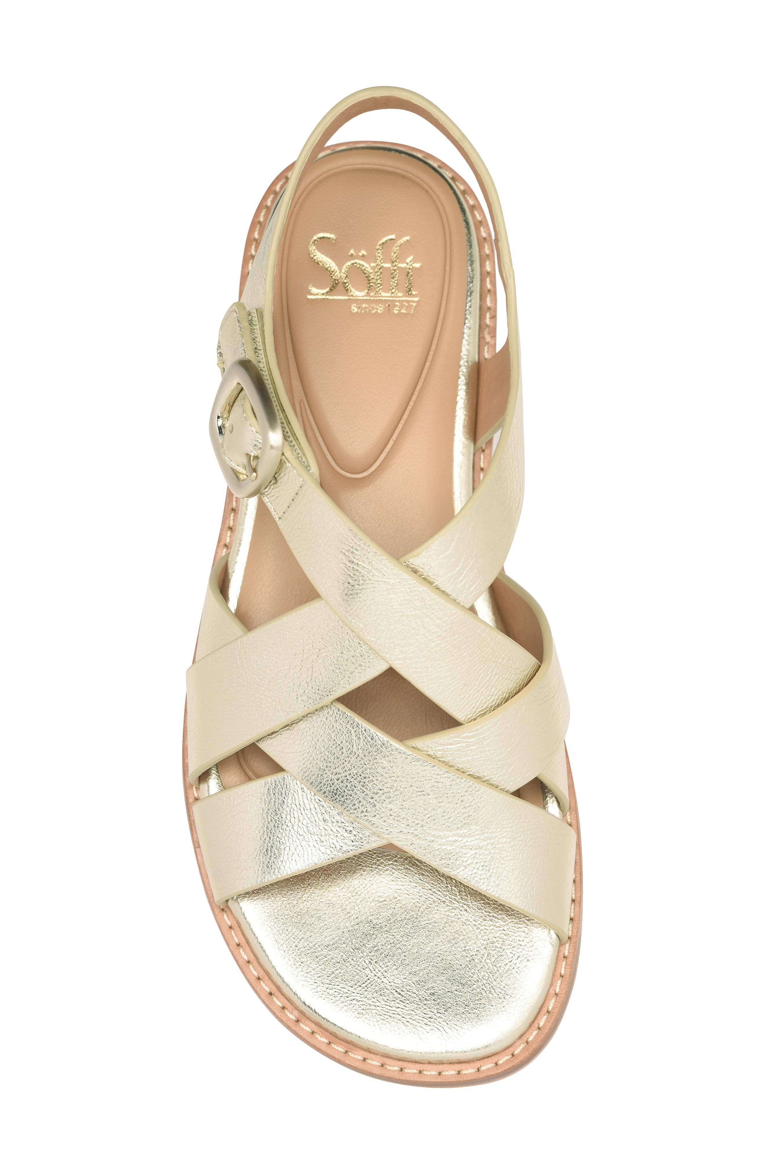 Nancy Slingback Sandal, Alternate, color, PLATINO