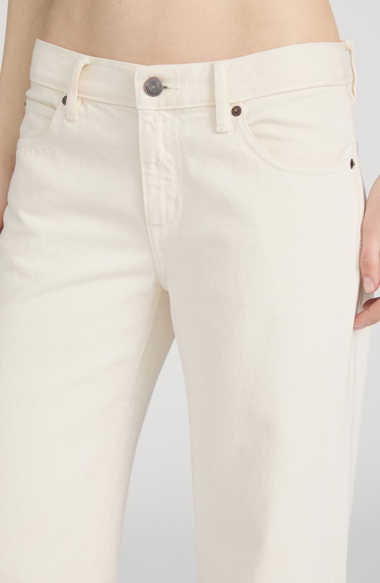 FRAME The Saturday Low Rise Relaxed Straight Leg Jeans, Alternate, color, Shell