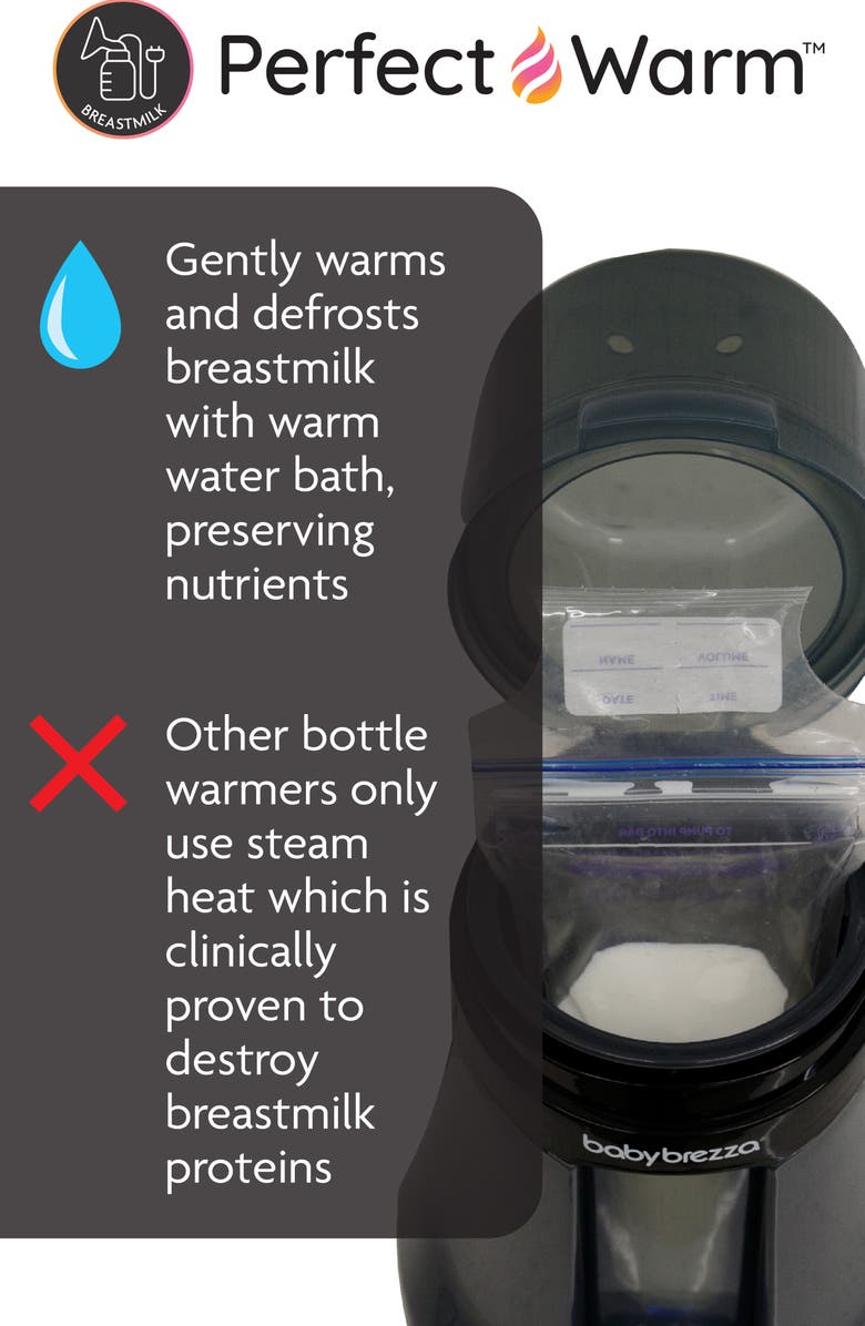 BABY BREZZA Smart Bottle & Breastmilk Warmer, Alternate, color, Charcoal