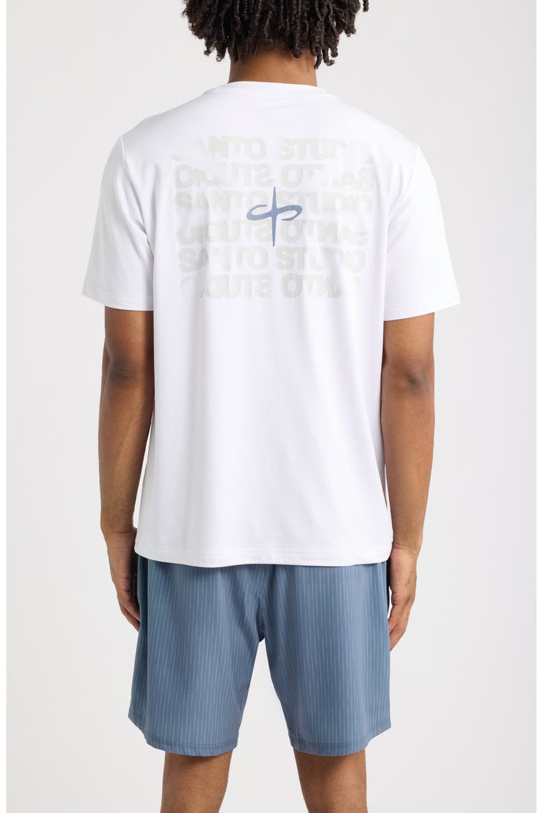 Galaxy Performance T-Shirt, Alternate, color, WHITE