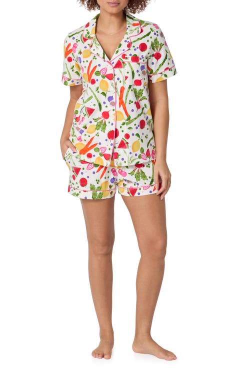 Stretch Cotton Jersey Pajamas (Regular 
Plus)