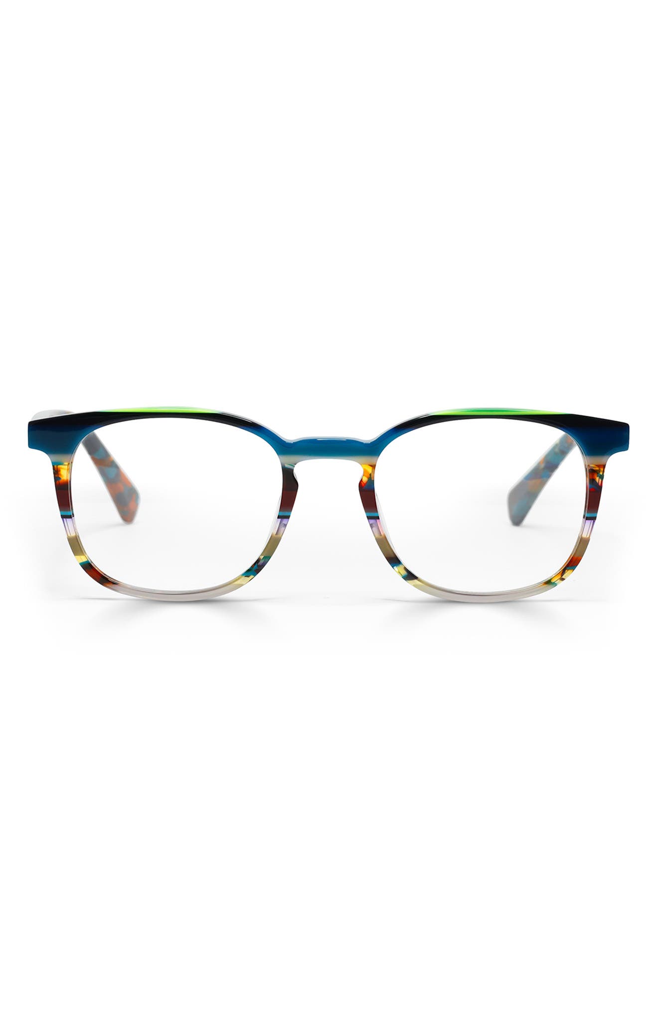 TEAL MULTI/ CLEAR
