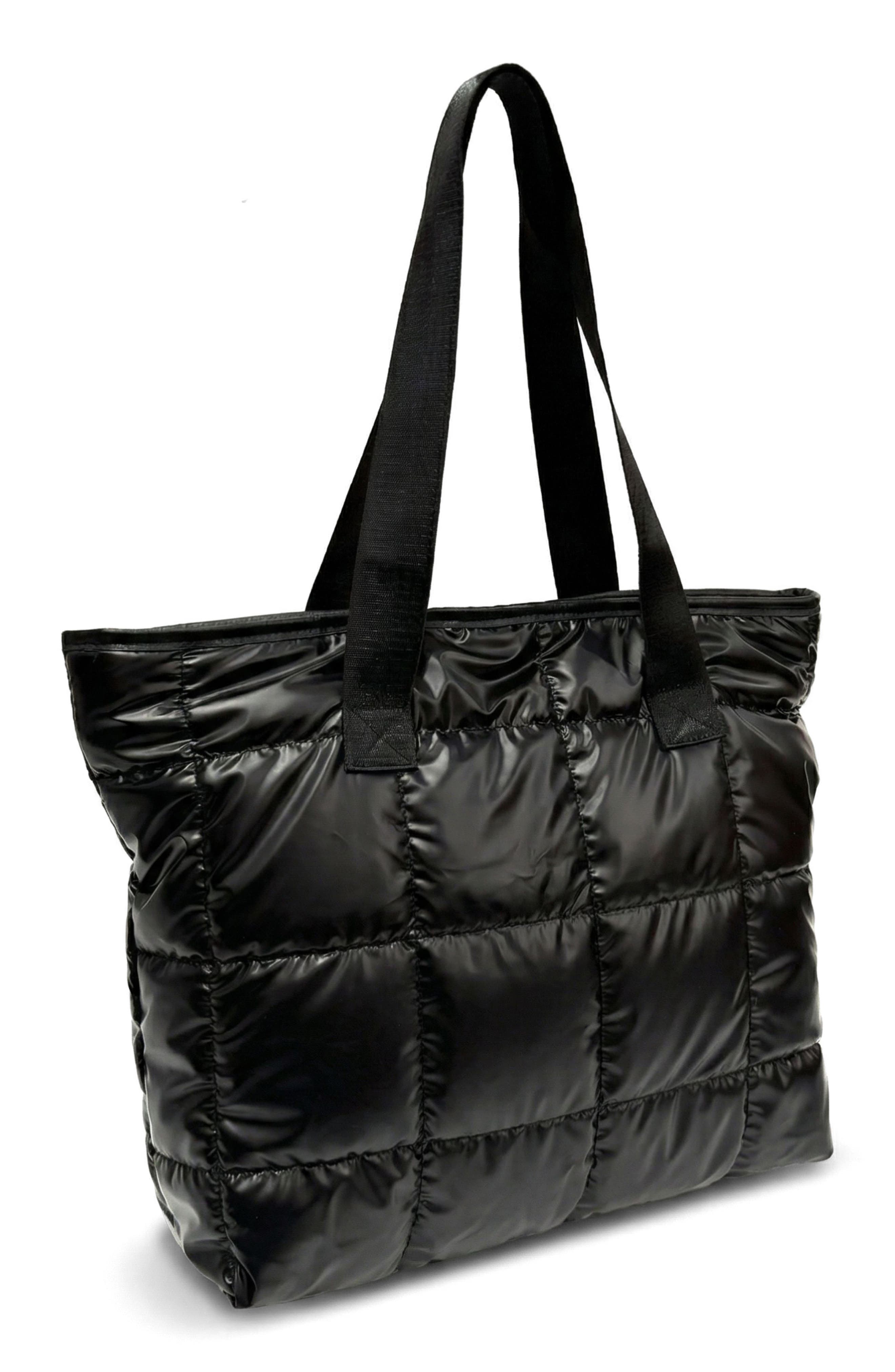 Cushion Oversized Tote, Alternate, color, BLACK