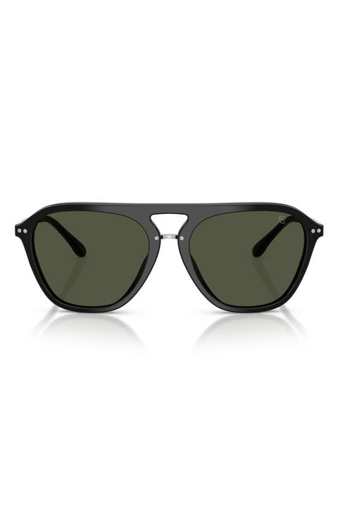 58mm Hugh Square Sunglasses