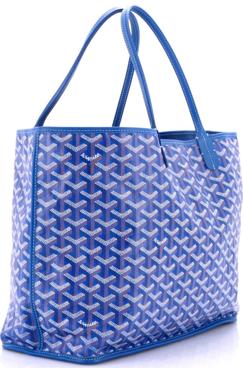 Pre-Owned Goyard Anjou Reversible Tote Coated Canvas PM, Alternate, color, Blue
