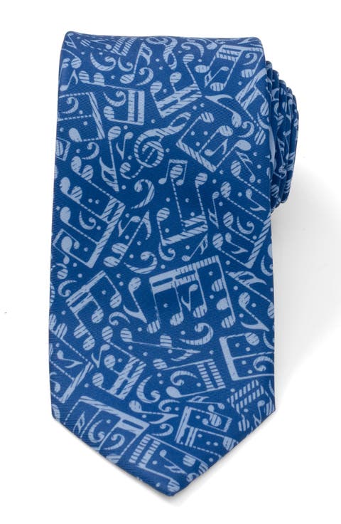 Grand Ole Opry Note Pattern Neck Tie