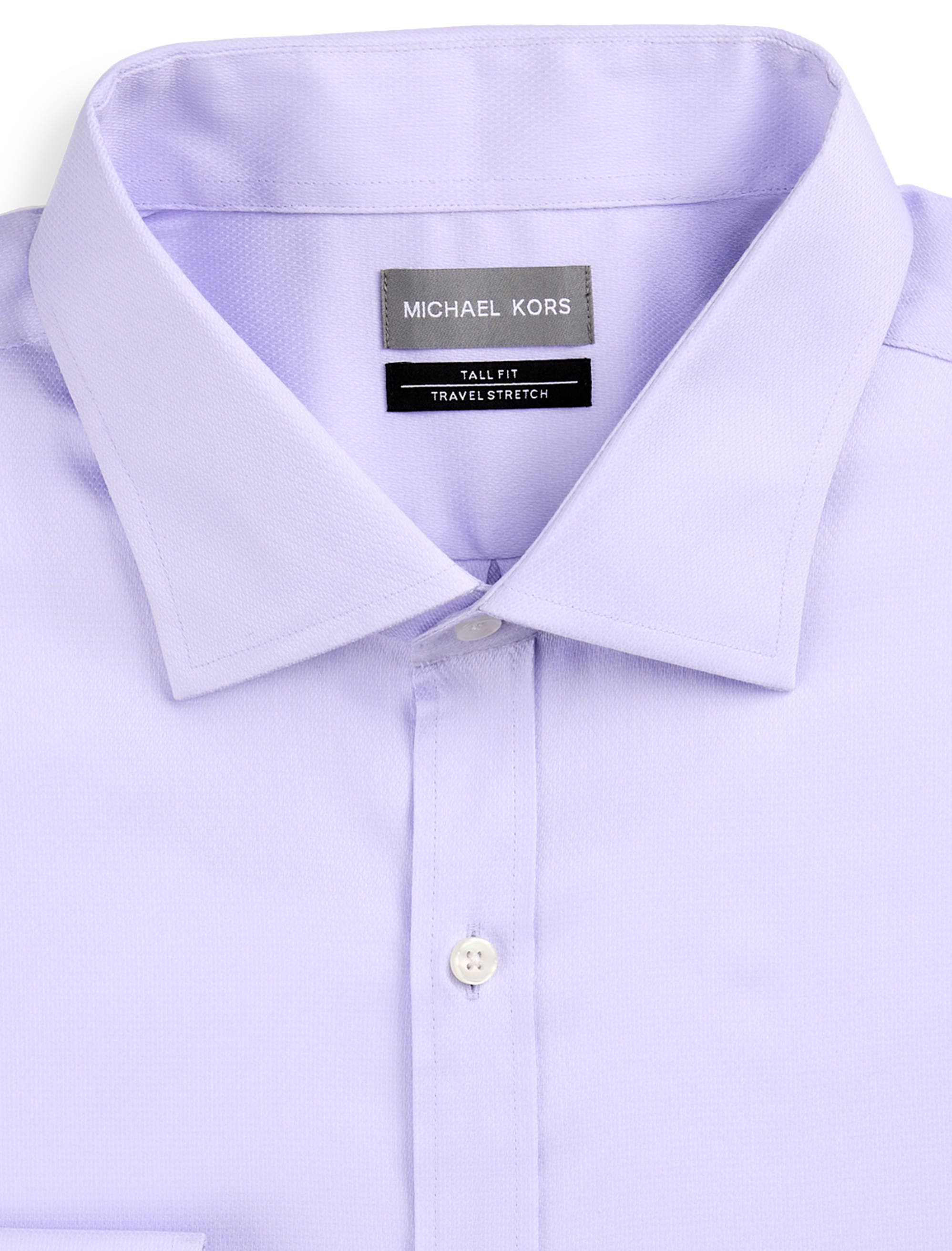 Big & Tall Non-Iron Solid Dress Shirt - image 2