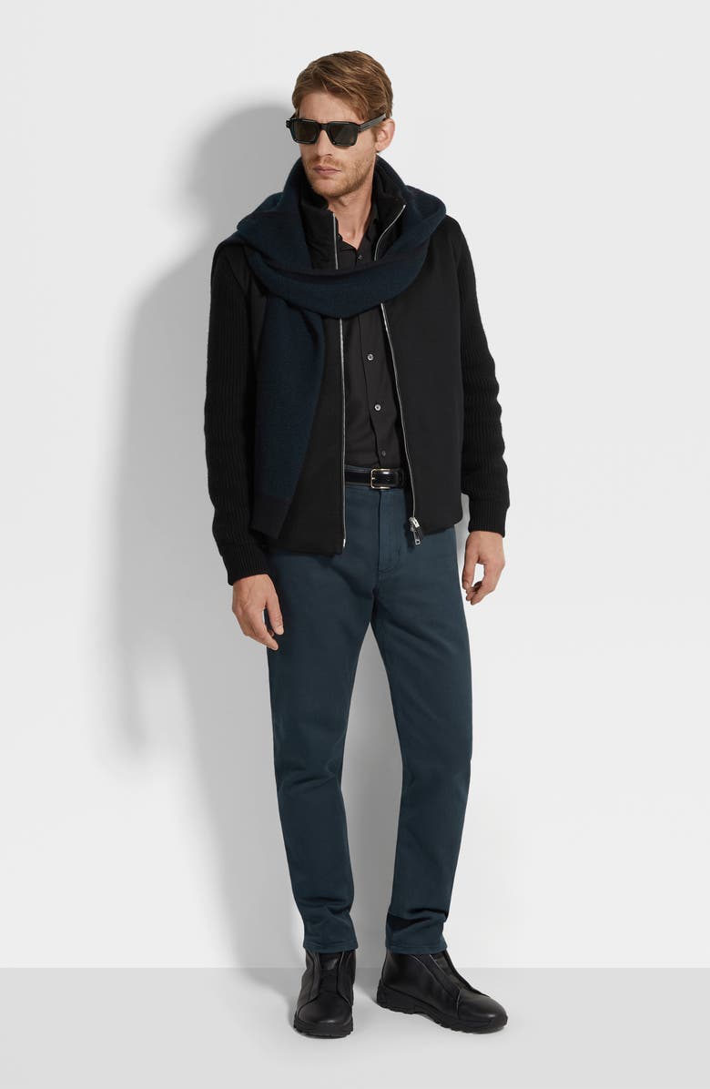 ZEGNA Oasi Cashmere Cardigan, Alternate, color, Black