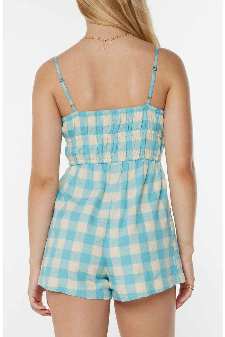 The Breakers Check Romper, Alternate, color, TIBETAN STRIPE