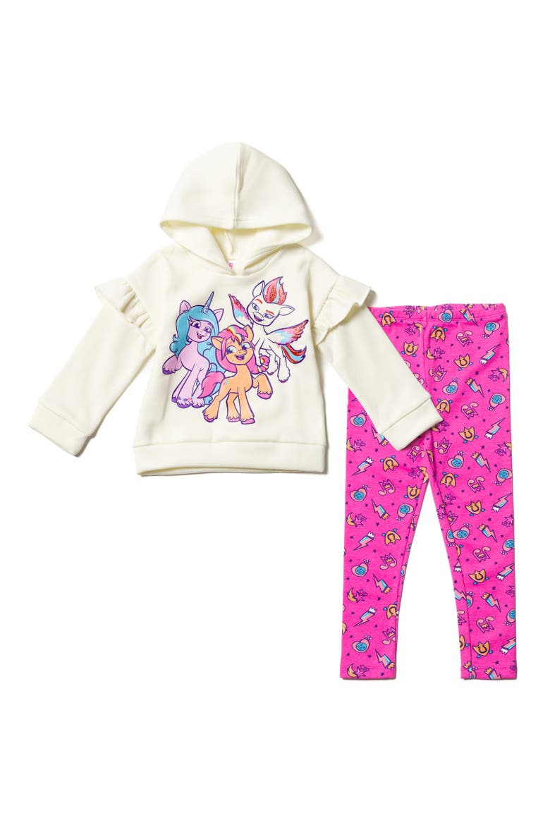Hoodie & Leggings Set, Main, color, White