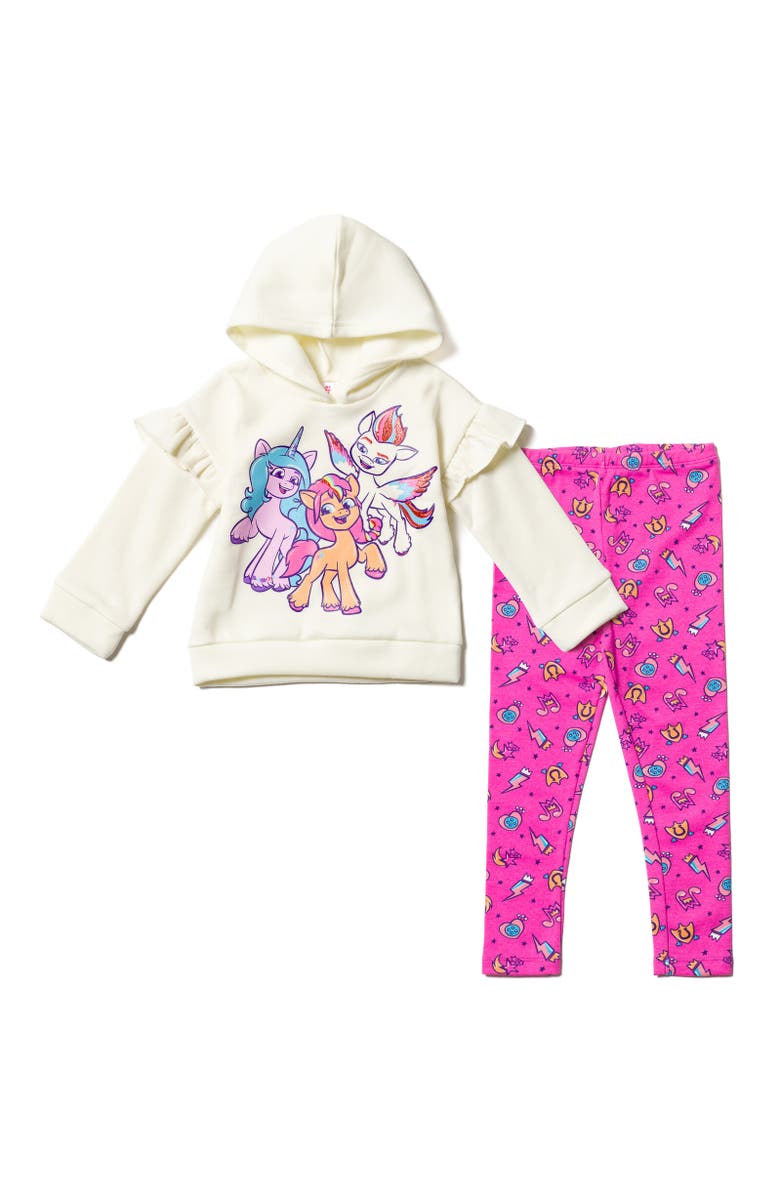 MY LITTLE PONY Hoodie & Leggings Set, Main, color, White