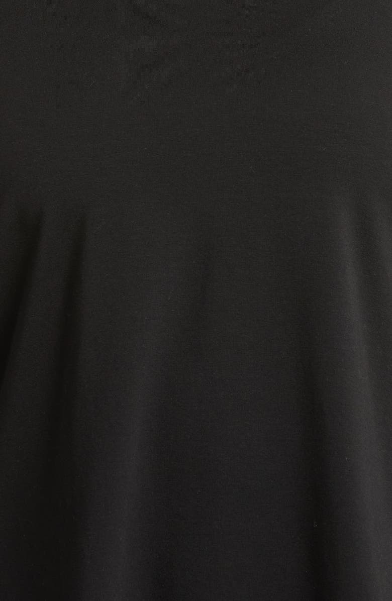 Eileen Fisher Long Sleeve Crewneck Top, Alternate, color, Black