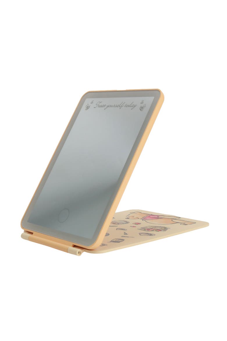 Disney Winnie the Pooh Treat Yourself Touch Pad Mini LED Makeup Mirror, Alternate, color, Beige