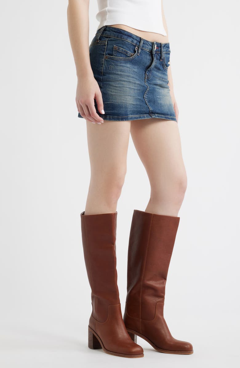 BDG Urban Outfitters Ultra Denim Miniskirt, Alternate, color, Vintage Denim Medium