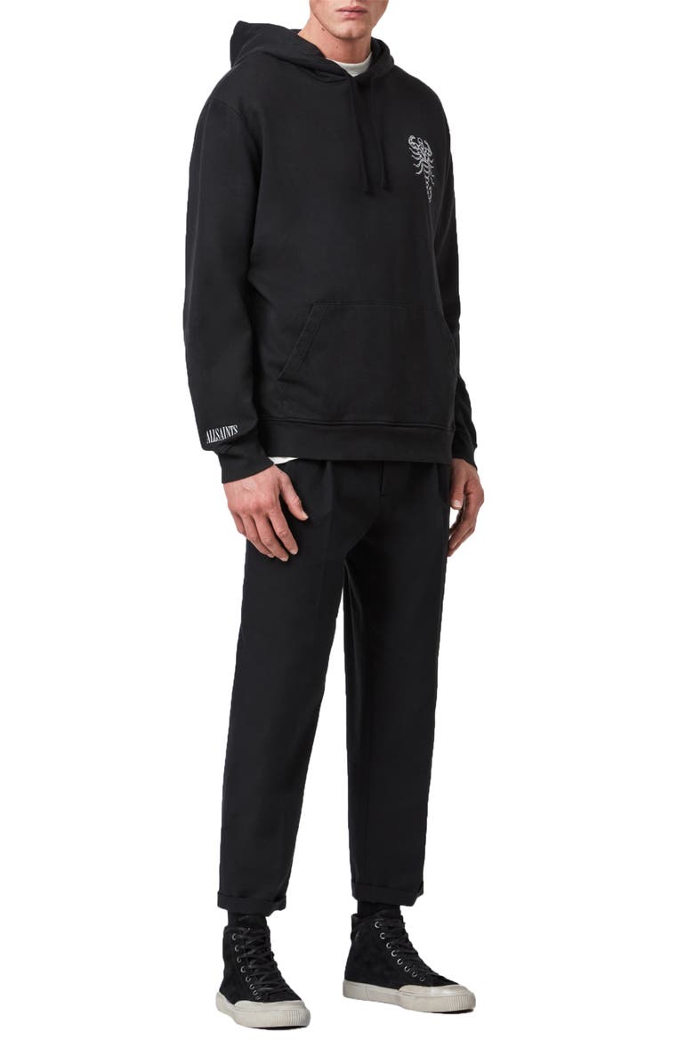 AllSaints Skorpions Hoodie, Alternate, color, 