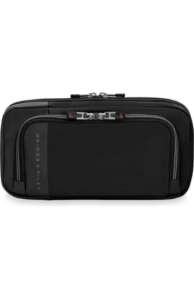 Briggs & Riley ZDX Hanging Toiletry Bag, Main, color, Black