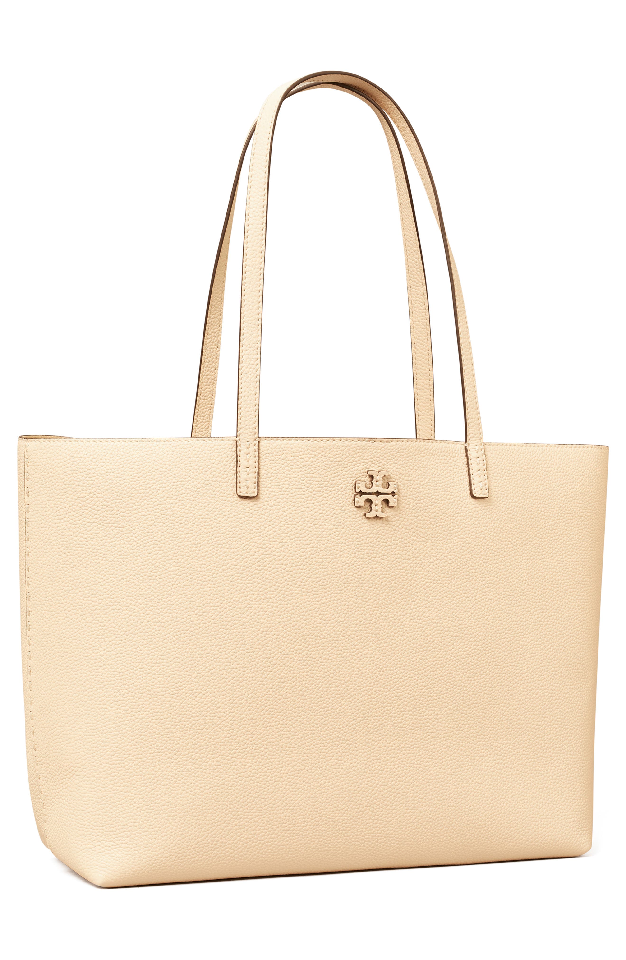 McGraw Leather Tote, Alternate, color, BRIE