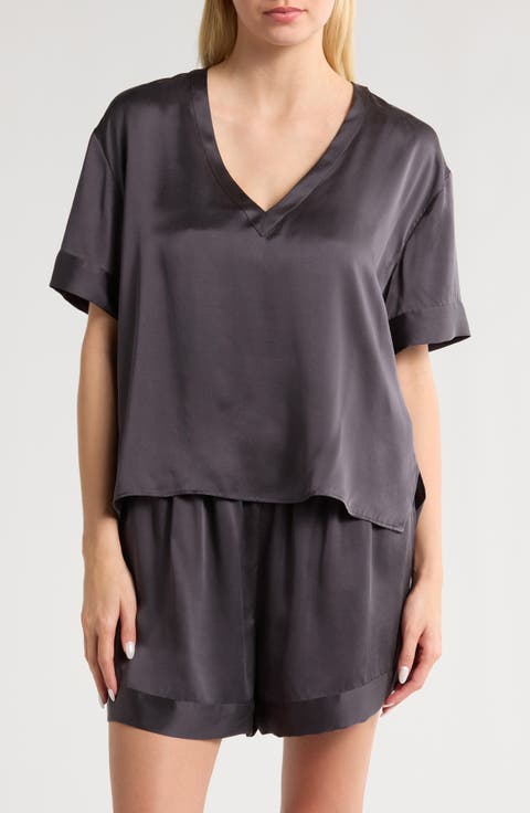 Sandwashed Silk Short Pajamas