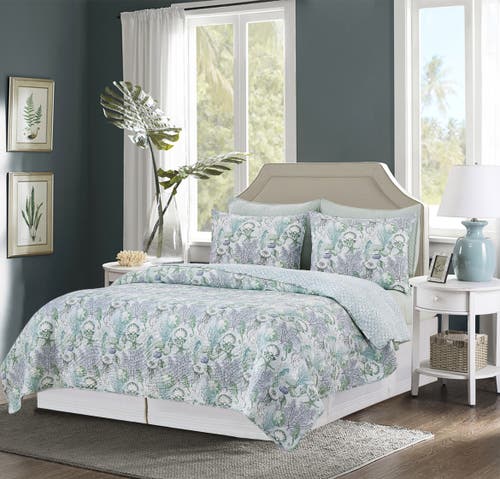 C & F Home C&f Home Shoreline Waters Bedding Quilt Set In Blue