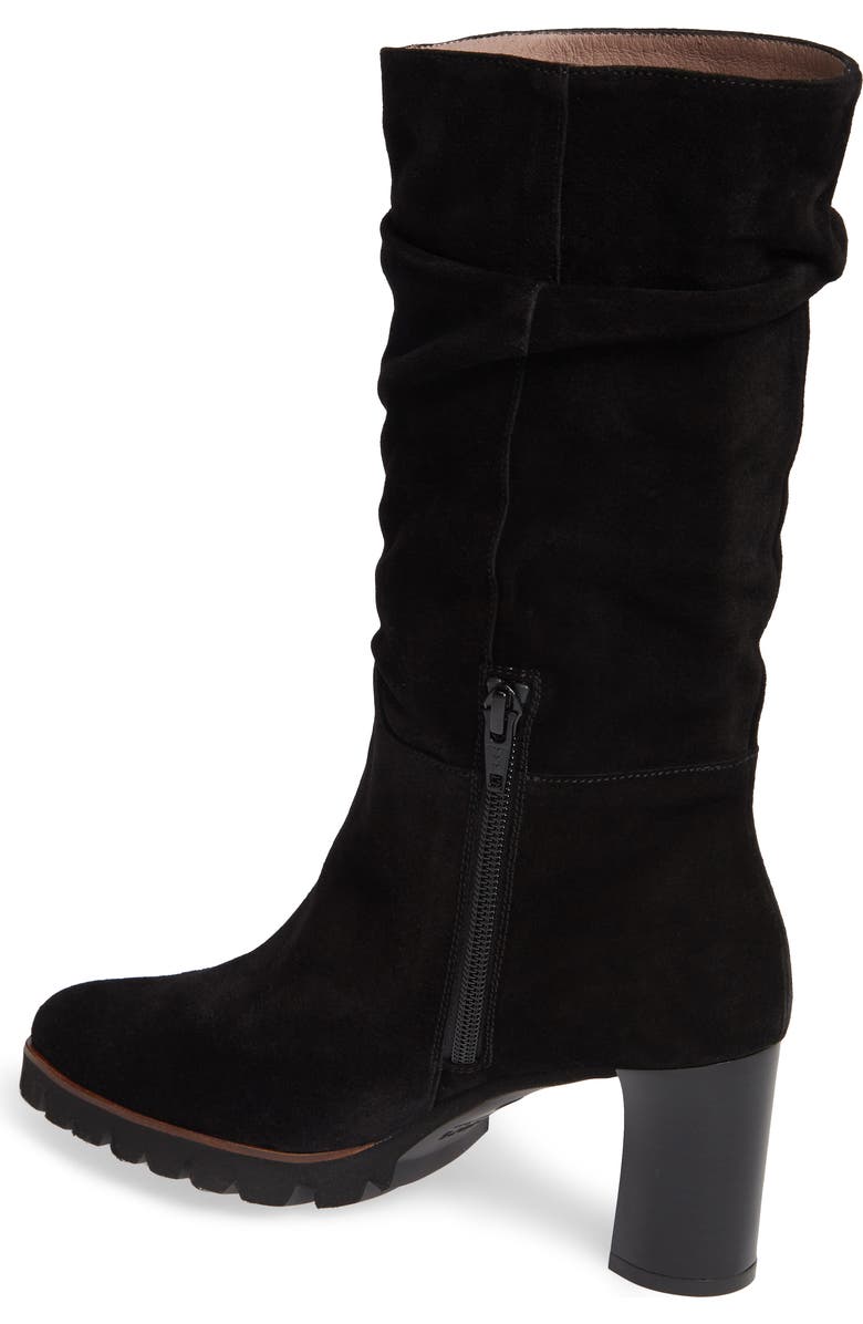 Wonders Slouchy Block Heel Boot, Alternate, color,