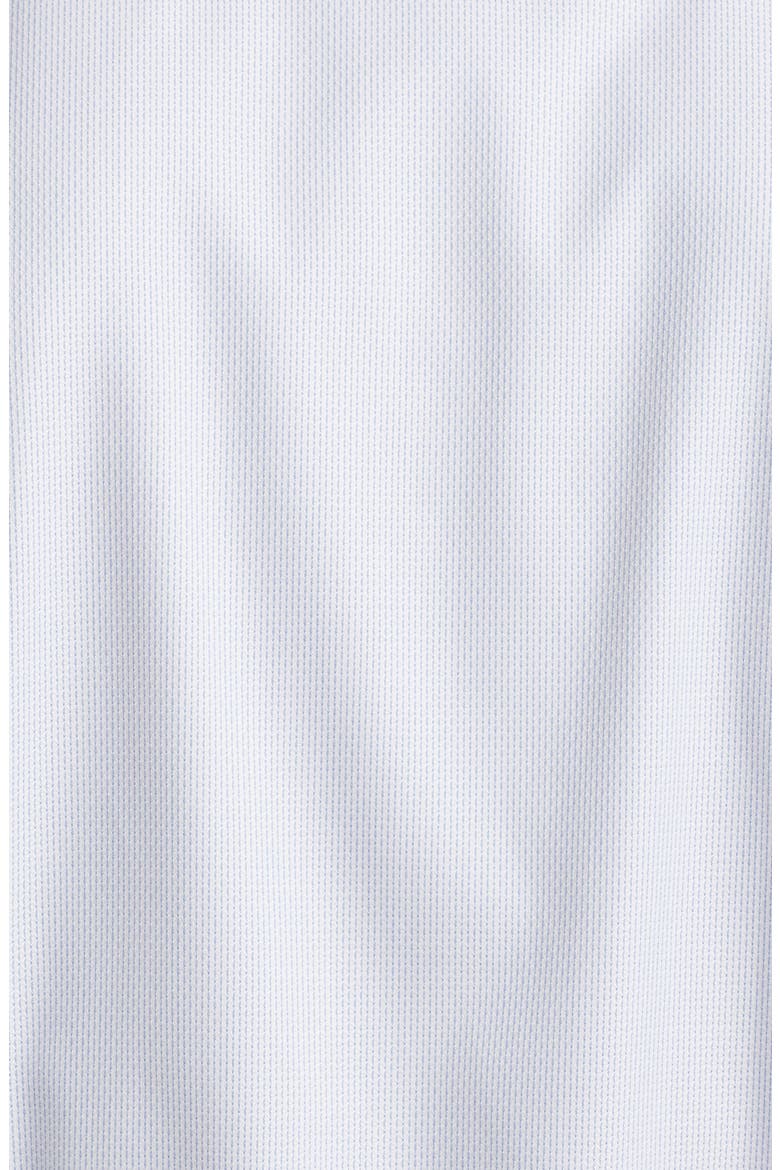 Trim Fit Premium Non-Iron Ticking Stripe Cotton Dress Shirt, Alternate, color, BLUE TICKING STRIPE