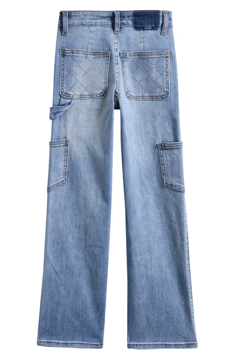 Vintage Havana Kids' Rhinestone Pocket Cargo Jeans, Alternate, color, 