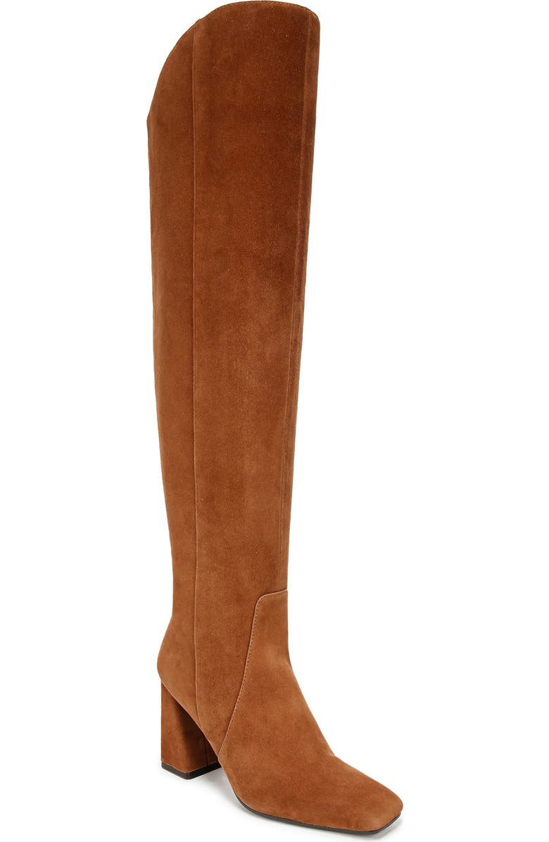 Naturalizer Lyric Knee High Boot, Main, color, Dark Chestnut Brown