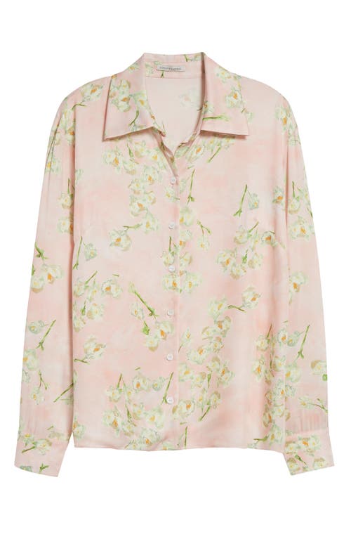 EMILIA WICKSTEAD EMILIA WICKSTEAD HICK LILLIES PRINT LONG SLEEVE BUTTON-UP SHIRT 