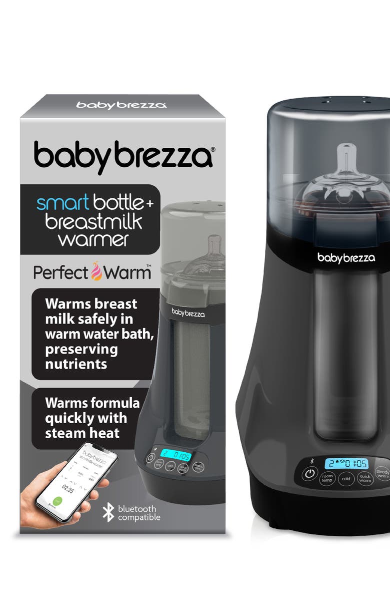 BABY BREZZA Smart Bottle & Breastmilk Warmer, Main, color, Charcoal