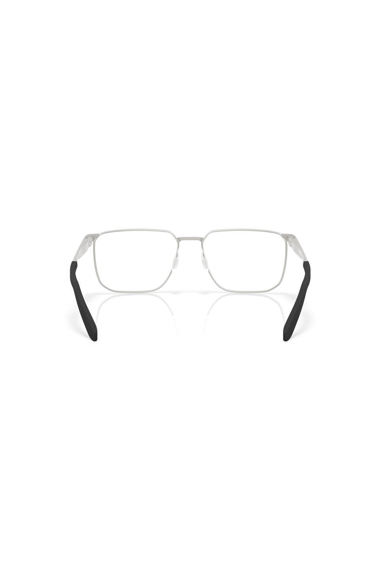 57mm Square optical glasses, Alternate, color, Silver