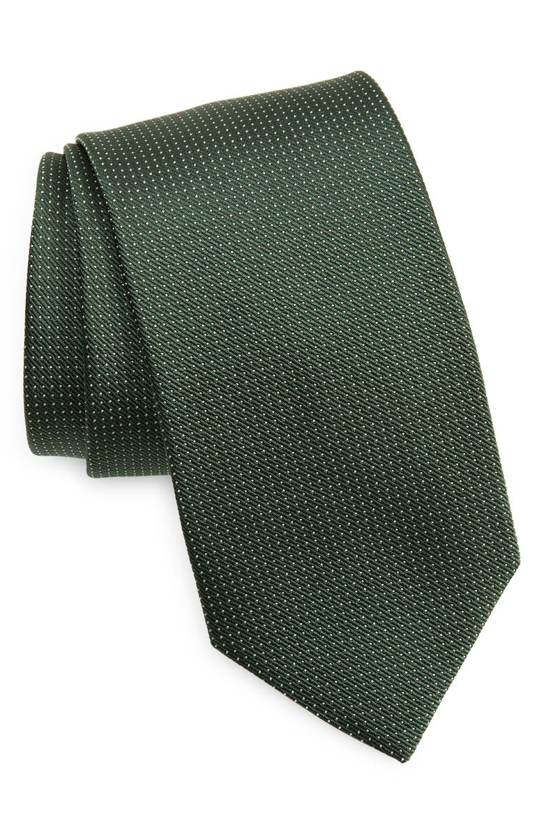 Drake's Micro Dot Silk Tie, Main, color,